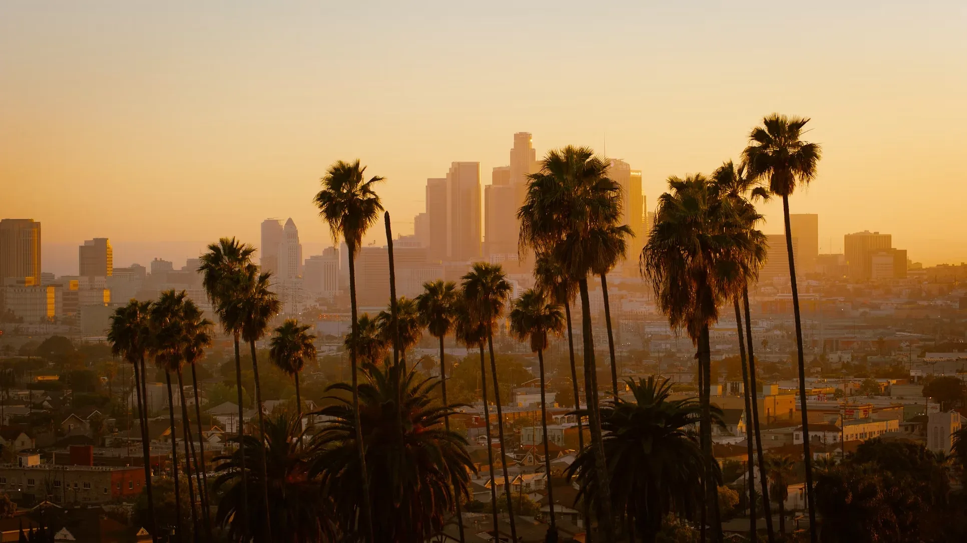 Downtown Long Beach, California, near Ocean Boulevard