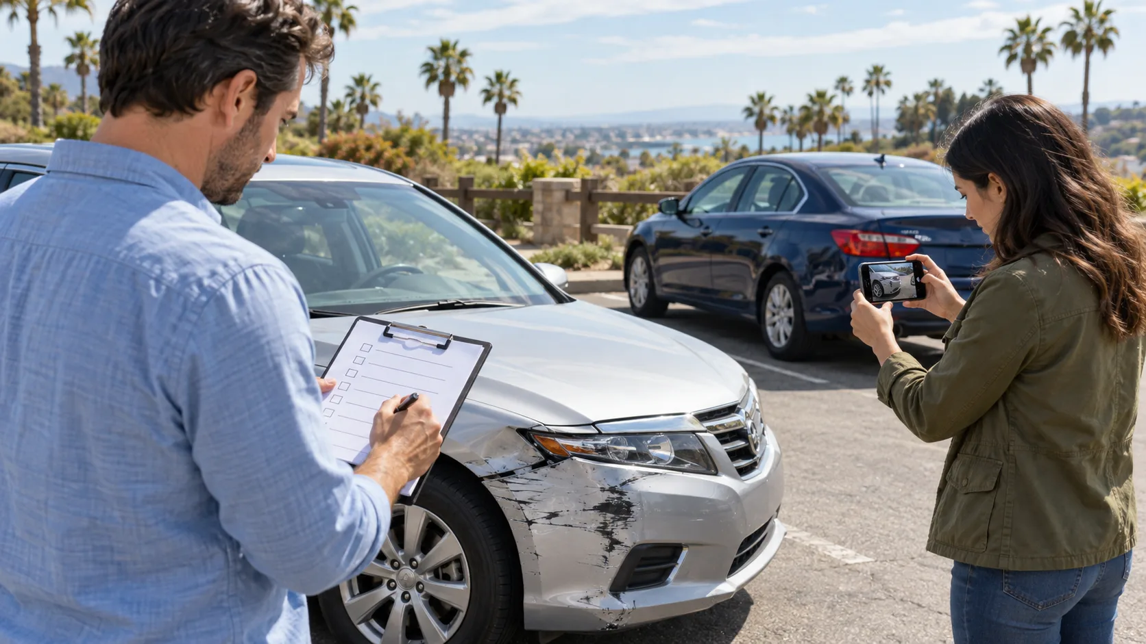 Car accident checklist what to do at the scene