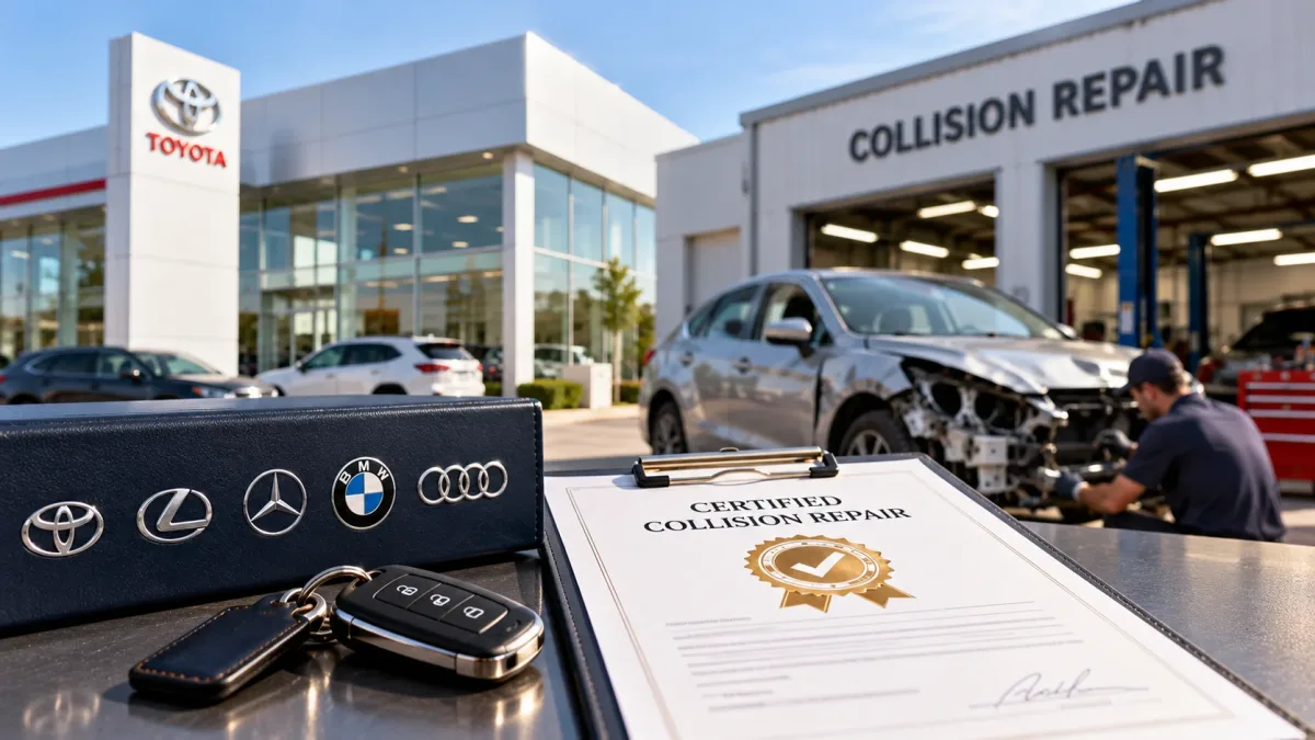 Does a dealership connection mean manufacturer certification