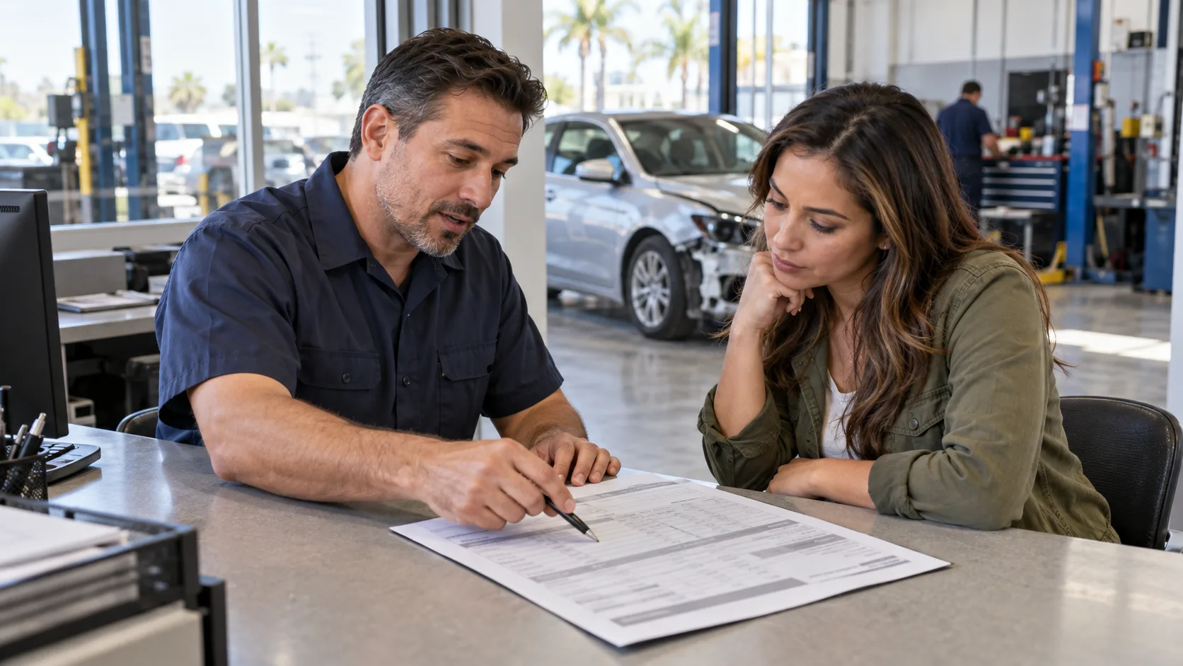 How to Read a Collision Repair Estimate in California