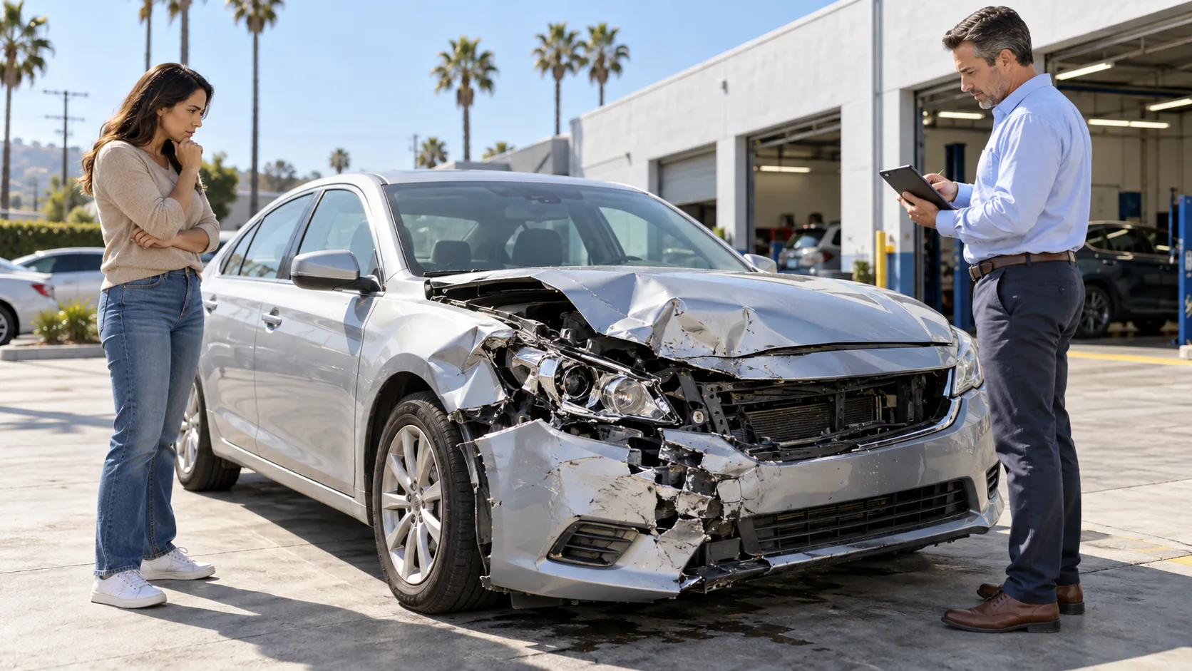 Is my car a total loss how california insurers decide
